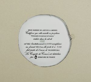 DALI' SALVADOR (1904 - 1989) : PHILOSOPHE ECRASE PAR LE COSMOS  - Asta Asta 499 | ARTE MODERNA E CONTEMPORANEA Virtuale - Associazione Nazionale - Case d'Asta italiane