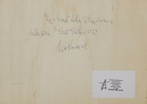 LORA TOTINO ARRIGO (1928 - 2016) : LA CHIAVE DELLA SITUAZIONE  - Asta Asta 499 | ARTE MODERNA E CONTEMPORANEA Virtuale - Associazione Nazionale - Case d'Asta italiane