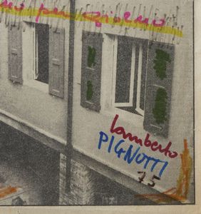 PIGNOTTI LAMBERTO (n. 1926) : MORIRE GIORNO PER GIORNO  - Asta Asta 499 | ARTE MODERNA E CONTEMPORANEA Virtuale - Associazione Nazionale - Case d'Asta italiane