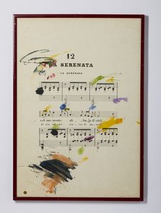 CHIARI GIUSEPPE (1926 - 2007) : LA SERENATA  - Asta Asta 499 | ARTE MODERNA E CONTEMPORANEA Virtuale - Associazione Nazionale - Case d'Asta italiane