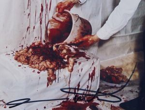 NITSCH HERMANN (1938 - 2022) : AKTION HAUTUNG  - Asta Asta 499 | ARTE MODERNA E CONTEMPORANEA Virtuale - Associazione Nazionale - Case d'Asta italiane