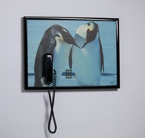 NERI GRAZIA : PER BRONDI, QUADRO CON TELEFONO SIP  - Asta Asta 499 | ARTE MODERNA E CONTEMPORANEA Virtuale - Associazione Nazionale - Case d'Asta italiane