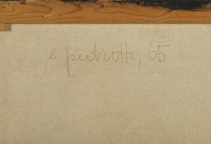 PEDROTTI ENRICO (1905 - 1965) : SENZA TITOLO  - Asta Asta 499 | ARTE MODERNA E CONTEMPORANEA Virtuale - Associazione Nazionale - Case d'Asta italiane