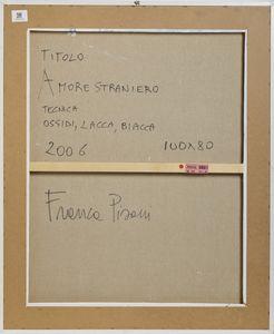 PISANI FRANCA (n. 1956) : AMORE STRANIERO  - Asta Asta 499 | ARTE MODERNA E CONTEMPORANEA Virtuale - Associazione Nazionale - Case d'Asta italiane