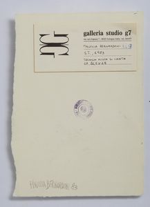 BERNARDONI PINUCCIA (n. 1953) : SENZA TITOLO  - Asta Asta 499 | ARTE MODERNA E CONTEMPORANEA Virtuale - Associazione Nazionale - Case d'Asta italiane