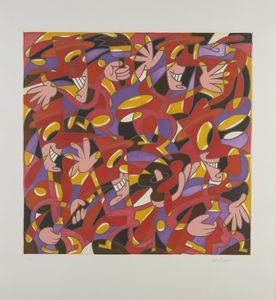 ECHAURREN  PABLO (n. 1951) - ARTISTI MICA TRISTI, 1998