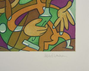 ECHAURREN  PABLO (n. 1951) : ARTISTI MICA TRISTI  - Asta Asta 499 | ARTE MODERNA E CONTEMPORANEA Virtuale - Associazione Nazionale - Case d'Asta italiane