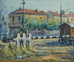 AUTORE NON IDENTIFICATO - PASSAGGIO FERROVIARIO