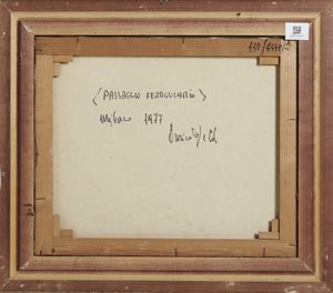 AUTORE NON IDENTIFICATO : PASSAGGIO FERROVIARIO  - Asta Asta 499 | ARTE MODERNA E CONTEMPORANEA Virtuale - Associazione Nazionale - Case d'Asta italiane