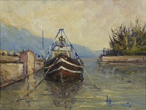 AUTORE NON IDENTIFICATO - PORTICCIOLO DI TOSCOLANO LA DRAGA