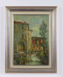 BIZZAI ALBERTO (1926 - 2004) : GIORNO DI VIAGGIO SUL CHIESE  - Asta Asta 499 | ARTE MODERNA E CONTEMPORANEA Virtuale - Associazione Nazionale - Case d'Asta italiane