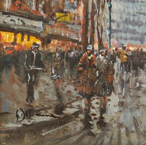 DE SIMONE  GIOVANNI  (1930 - 1991) : SENZA TITOLO  - Asta Asta 499 | ARTE MODERNA E CONTEMPORANEA Virtuale - Associazione Nazionale - Case d'Asta italiane