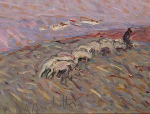 MUCCHETTI ANGELO (1912 - 1960) : SENZA TITOLO  - Asta Asta 499 | ARTE MODERNA E CONTEMPORANEA Virtuale - Associazione Nazionale - Case d'Asta italiane