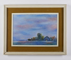 OMICCIOLI GIOVANNI (1901 - 1975) : PAESAGGIO  - Asta Asta 499 | ARTE MODERNA E CONTEMPORANEA Virtuale - Associazione Nazionale - Case d'Asta italiane