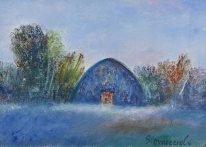 OMICCIOLI GIOVANNI (1901 - 1975) : PAESAGGIO  - Asta Asta 499 | ARTE MODERNA E CONTEMPORANEA Virtuale - Associazione Nazionale - Case d'Asta italiane