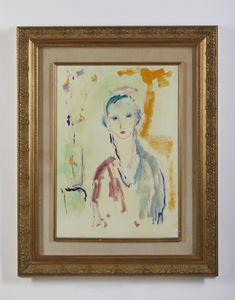 TRECCANI ERNESTO (1920 - 2009) : FIGURA FEMMINILE  - Asta Asta 499 | ARTE MODERNA E CONTEMPORANEA Virtuale - Associazione Nazionale - Case d'Asta italiane