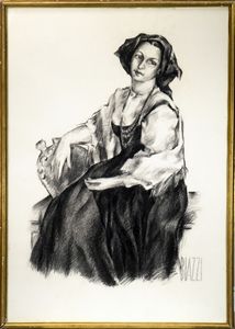 BIAZZI SANDRO (1898 - 1947) : MIRYAM  - Asta Asta 499 | ARTE MODERNA E CONTEMPORANEA Virtuale - Associazione Nazionale - Case d'Asta italiane