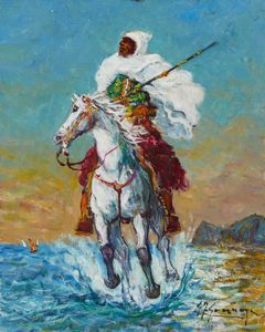 GONZAGA GIOVAN FRANCESCO (1921 - 2007) - CAVALIERE ARABO