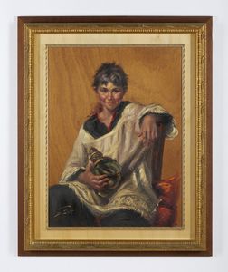 TAFURI LUCIO (n. 1941) : RITRATTO DI FANCIULLO  - Asta Asta 499 | ARTE MODERNA E CONTEMPORANEA Virtuale - Associazione Nazionale - Case d'Asta italiane