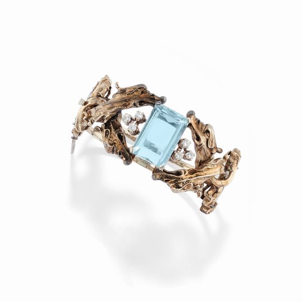 Parure con acquamarina  - Asta Gioielli - Associazione Nazionale - Case d'Asta italiane