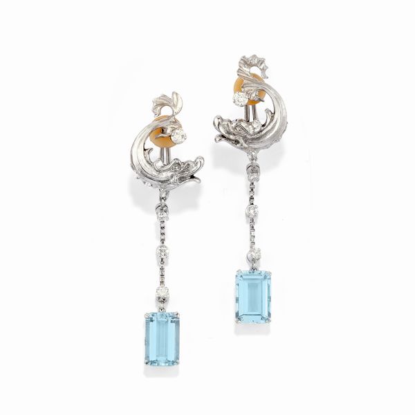 Parure con acquamarina  - Asta Gioielli - Associazione Nazionale - Case d'Asta italiane