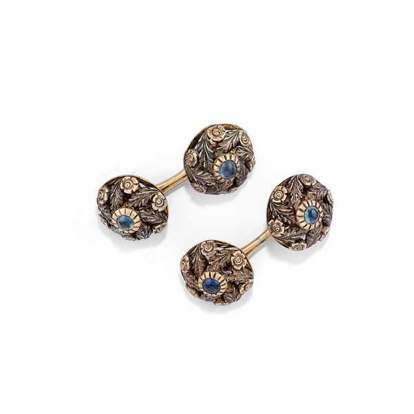 Spilla e coppia di polsini  - Asta Gioielli - Associazione Nazionale - Case d'Asta italiane