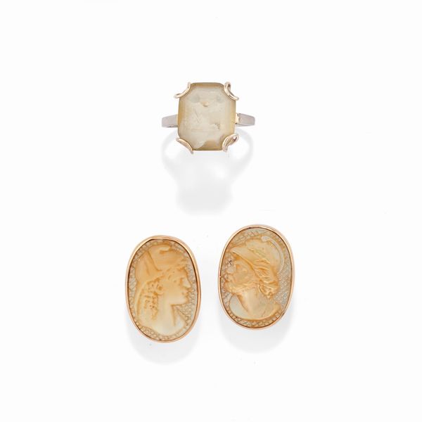 Anello e orecchini  - Asta Gioielli - Associazione Nazionale - Case d'Asta italiane