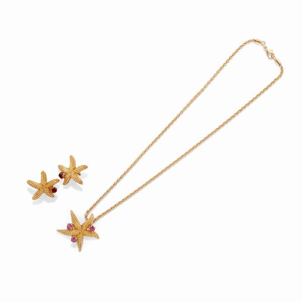 Demi parure con stelle marine  - Asta Gioielli - Associazione Nazionale - Case d'Asta italiane