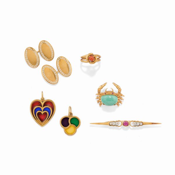 Lotto di gioielli  - Asta Gioielli - Associazione Nazionale - Case d'Asta italiane