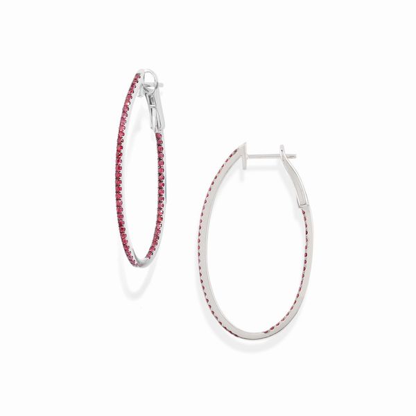 Orecchini con rubini  - Asta Gioielli - Associazione Nazionale - Case d'Asta italiane