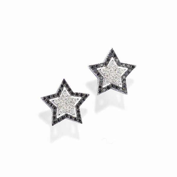 Orecchini con diamanti  - Asta Gioielli - Associazione Nazionale - Case d'Asta italiane