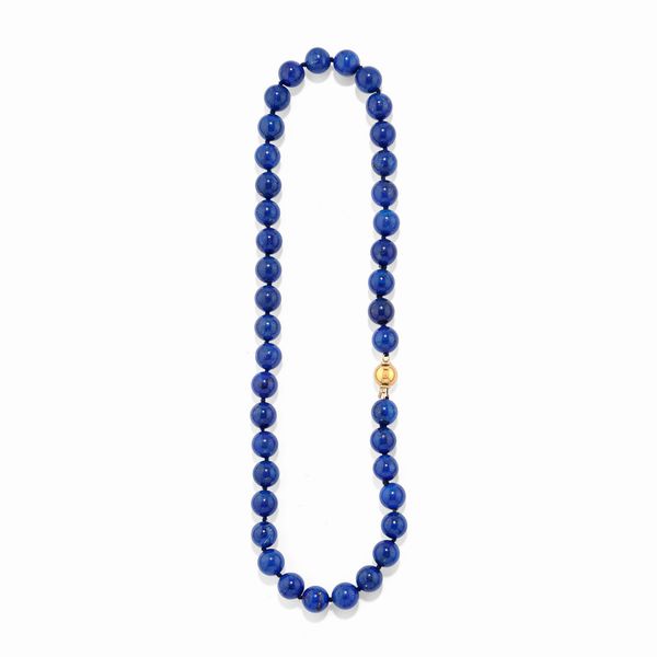 Collana con lapislazzuli  - Asta Gioielli - Associazione Nazionale - Case d'Asta italiane