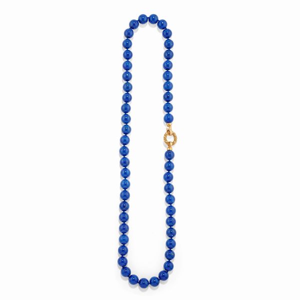 Collana con lapislazzuli  - Asta Gioielli - Associazione Nazionale - Case d'Asta italiane