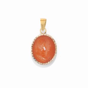 Lotto di gioielli con cammei in corniola  - Asta Gioielli - Associazione Nazionale - Case d'Asta italiane