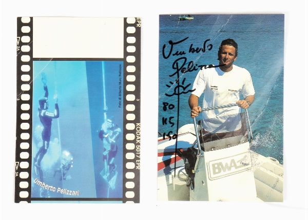 SUB Umberto Pellizzari, tuta immersione Record  - Asta Memorabilia, Militaria, Ordini Cavallereschi - Associazione Nazionale - Case d'Asta italiane