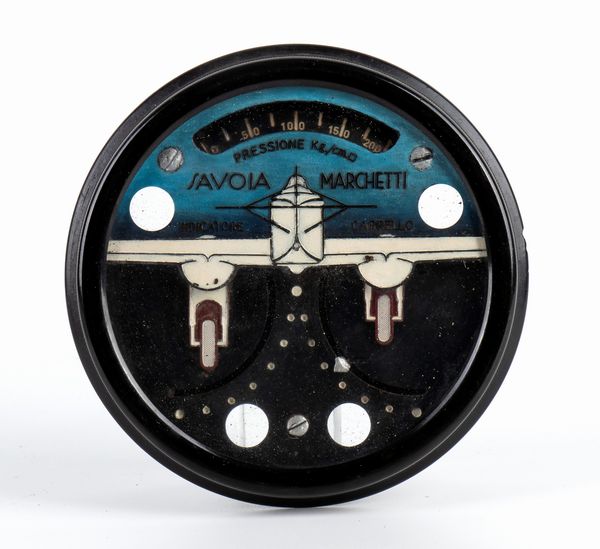 Indicatore carrelli Aereo SAVOIA MARCHETTI  - Asta Memorabilia, Militaria, Ordini Cavallereschi - Associazione Nazionale - Case d'Asta italiane