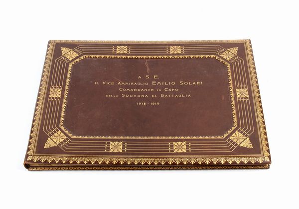 Album fotografico Regia Marina  - Asta Memorabilia, Militaria, Ordini Cavallereschi - Associazione Nazionale - Case d'Asta italiane