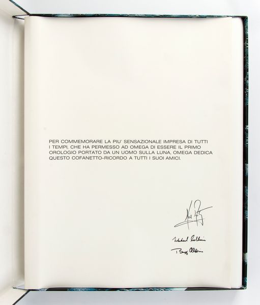 COFANETTO PRESENTAZIONE OMEGA MOONWATCH  - Asta Memorabilia, Militaria, Ordini Cavallereschi - Associazione Nazionale - Case d'Asta italiane