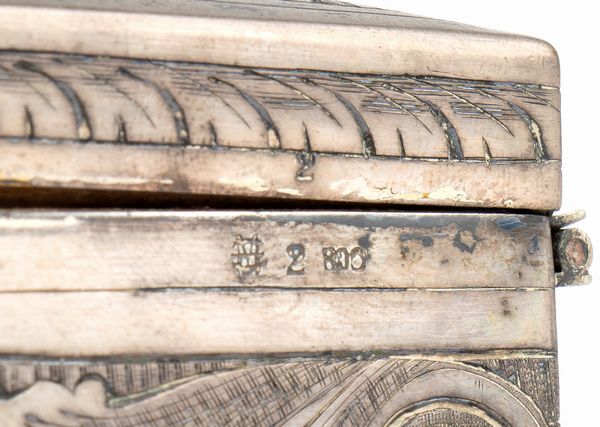 Portasigari argento FIUME INDEFICENTER Regia Capitaneria di Porto 1928  - Asta Memorabilia, Militaria, Ordini Cavallereschi - Associazione Nazionale - Case d'Asta italiane