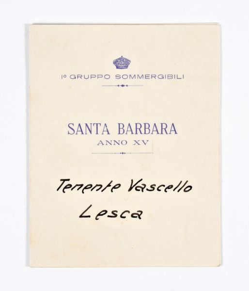 Calendario IV squadriglia  - Asta Memorabilia, Militaria, Ordini Cavallereschi - Associazione Nazionale - Case d'Asta italiane