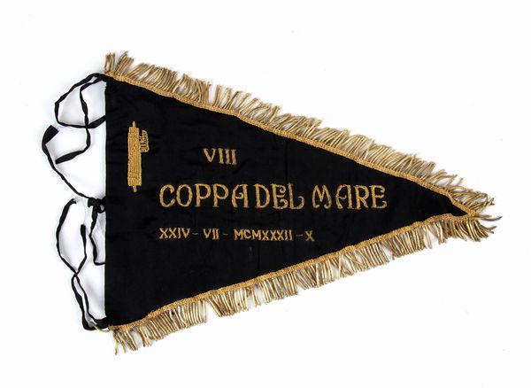 Bandierina di corsa automobilistica  - Asta Memorabilia, Militaria, Ordini Cavallereschi - Associazione Nazionale - Case d'Asta italiane