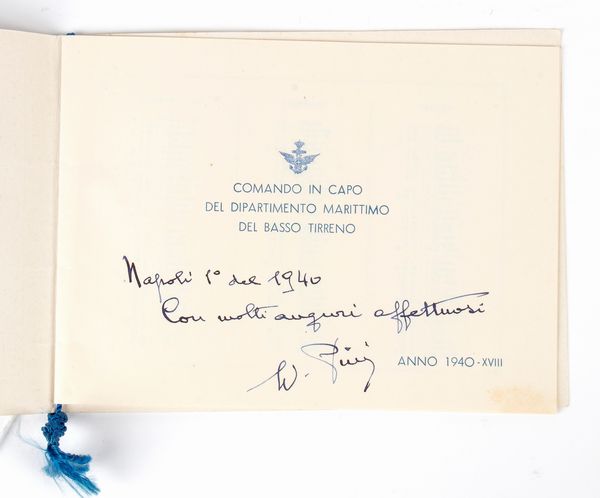 Calendario Basso Tirreno  - Asta Memorabilia, Militaria, Ordini Cavallereschi - Associazione Nazionale - Case d'Asta italiane