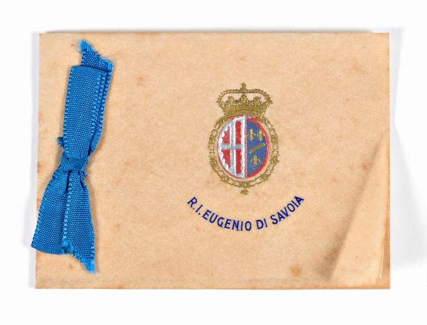 Calendario R. I. Eugenio di Savoia  - Asta Memorabilia, Militaria, Ordini Cavallereschi - Associazione Nazionale - Case d'Asta italiane