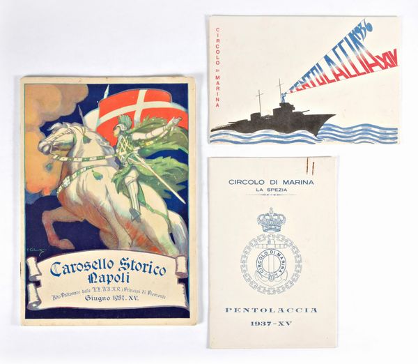 Lotto programmi la pentolaccia  - Asta Memorabilia, Militaria, Ordini Cavallereschi - Associazione Nazionale - Case d'Asta italiane