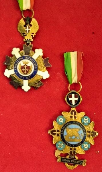 Lotto due premi esposizione  - Asta Memorabilia, Militaria, Ordini Cavallereschi - Associazione Nazionale - Case d'Asta italiane