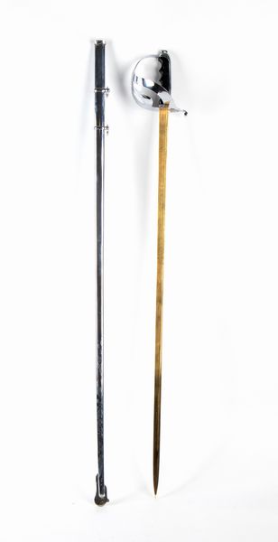 Spada da ufficiale mod. 88 con lama dorata  - Asta Memorabilia, Militaria, Ordini Cavallereschi - Associazione Nazionale - Case d'Asta italiane