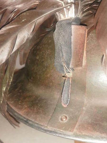 Elmetto MK 2 da bersagliere del CIL  - Asta Memorabilia, Militaria, Ordini Cavallereschi - Associazione Nazionale - Case d'Asta italiane