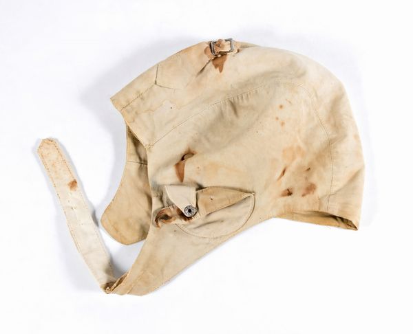 Italia, Regno, Regia Areonautica, cuffia estiva da pilota  - Asta Memorabilia, Militaria, Ordini Cavallereschi - Associazione Nazionale - Case d'Asta italiane
