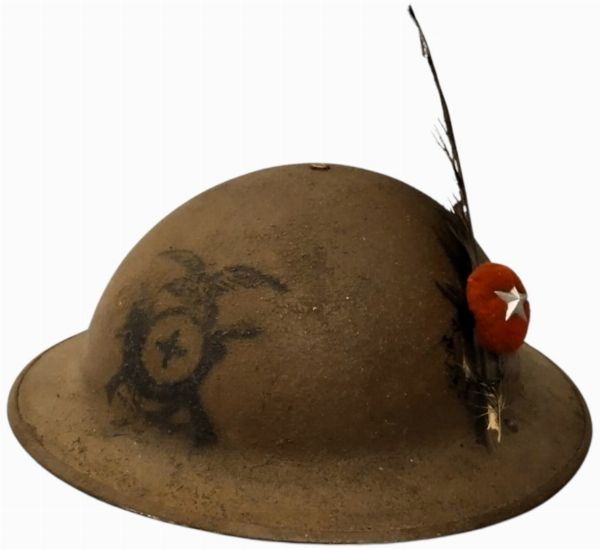 Elmetto da alpino del CIL  - Asta Memorabilia, Militaria, Ordini Cavallereschi - Associazione Nazionale - Case d'Asta italiane