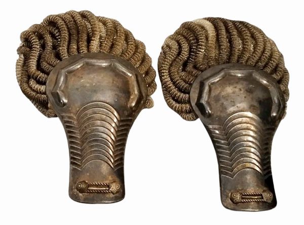 Spalline da maggiore dei Reali Carabinieri  - Asta Memorabilia, Militaria, Ordini Cavallereschi - Associazione Nazionale - Case d'Asta italiane